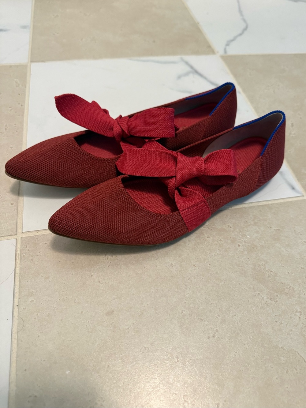 Rothy's Bow Point Flat in Cinnamon - Picture 3 of 11